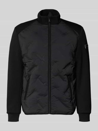 Guess Regular Fit Jacke mit Stehkragen in Black, Gr&ouml;&szlig;e XXL