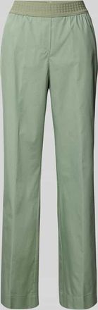 Toni Stoffhose mit elastischem Bund Modell Pia in Oliv, Größe 44K