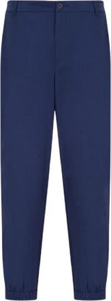 A|X Armani Exchange Slim-fit Pantalon - Heren - Slim Fit Broeken - Blauw - W31 - Linnen - Broeken