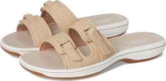 Clarks Breeze Piper Womens Shoes Sand Synthetic : 11 B - Medium