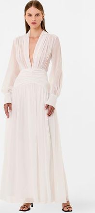Nicholas Jocelyn Silk Dress in Ivory at Nordstrom, Size 4