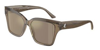 Jimmy Choo London JC5003F Asian Fit 50405A Womens Sunglasses Brown Size 55