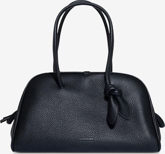 Jacquemus Bowling-Handtasche aus genarbtem Leder Le Turismo