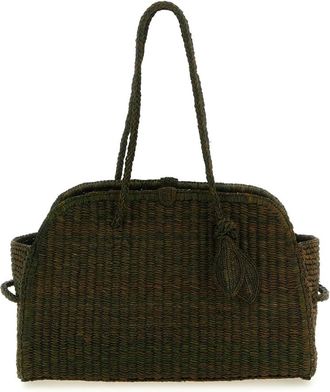 Jacquemus Le Turismo Raphia - Dames - Schoudertassen - Groen - ONE Size - Leer - Tassen