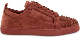 Christian Louboutin Mens Rust Brown Fabric Sneakers Textile - Size EU 40