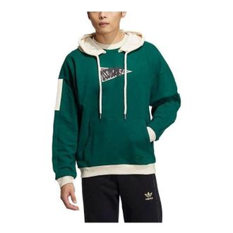 adidas originals Anti University Hoodie Dark Green White HY7222