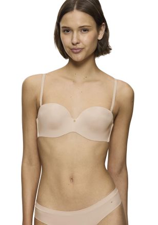 Triumph Balconette-BH TRIUMPH Body Make-Up Essentials, Damen, Gr. 75, Cup E, beige, Microtouch, Obermaterial: 48% Polyamid, 32% Polyester, 11% Elasthan, 9% so