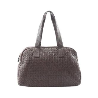 Bottega Veneta Pre-owned Intrecciato Leren Tote Bag - Dames - Pre-owned - Bruin - Maat: ONE Size Leer