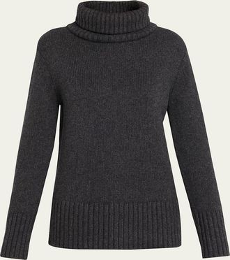Michael Kors Oversized Turtleneck Cashmere Sweater
