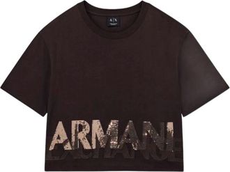 A|X Armani Exchange Donna, Top, Marrone, S, new