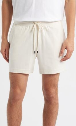 Daniel Buchler Stretch Cotton & Modal Blend Drawstring Pajama Shorts in Oatmeal at Nordstrom, Size Xx-Large