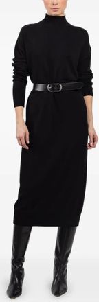 Kontatto mock-neck sweater - Black