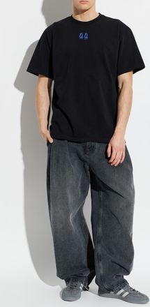 44 Label Group T-shirt With Logo, Mens, Black