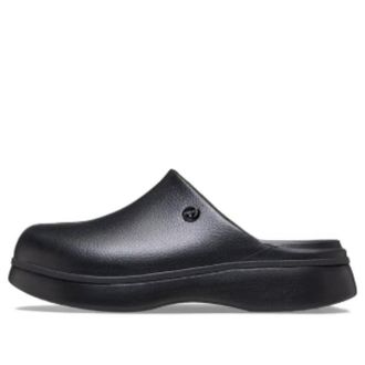 Crocs (WMNS) Crocs Dylan Notched Chestnut Platform Black 214273-001