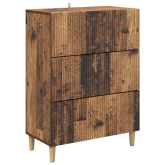 vidaXL Cajonera 66 X 34,5 X 90 Cm Madera De Ingenier&iacute;a Vidaxl