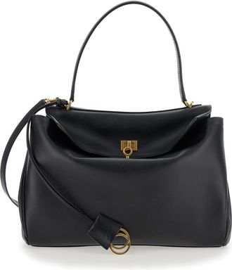 Balenciaga Black Rodeo Medium Shoulder Bag