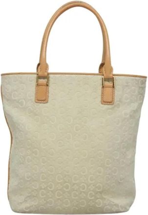 Celine Pre-owned Suede celine-bags - Dames - Vintage Shopper - Wit - ONE Size - Leer - Vintage