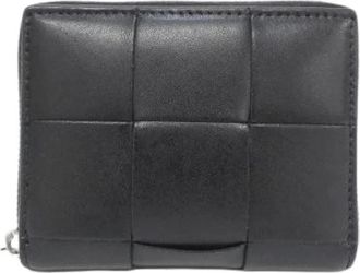 Bottega Veneta Pre-owned Wallets, male, Black, Size: ONE SIZE Pre-owned Calf Wallet