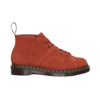 Dr. Martens Church Suede Monkey Boots for Men in Rust Tan with Air Wair Heel Loop