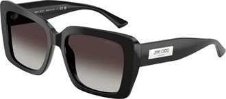 Jimmy Choo London JC5042F Asian Fit 50008G Womens Sunglasses Black Size 54