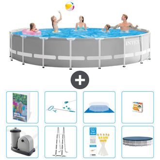 Intex Piscina Prism Frame Redonda - 549x122 Cm - 9-piezas S647