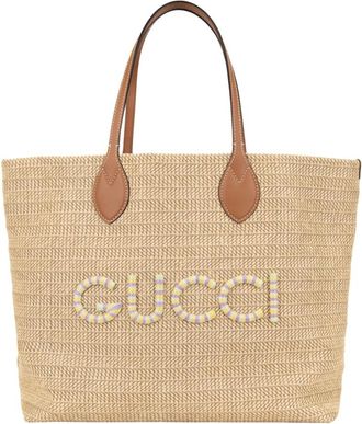 Gucci Tote Bags - Dames - Shoppers - Beige - ONE Size - Leer - Tassen