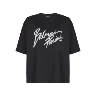 Balmain T Shirt Nero-Donna