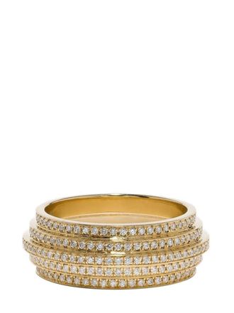 Azlee 18kt geelgouden ring