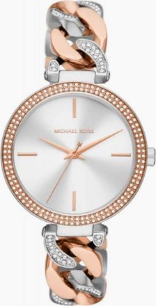 Michael Kors Womens Michael Kors MK4634 Catelyn White Dial Ladies Watch - Silver