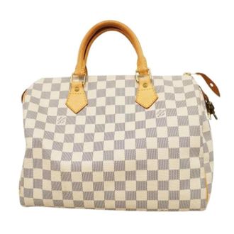Louis Vuitton Pre-owned Handbags, female, White, Size: ONE SIZE Pre-owned Canvas louis-vuitton-bags