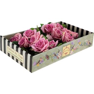 Mark Roberts Luscious Garden Rose Natural Touch, Box of 6 in Pink at Nordstrom