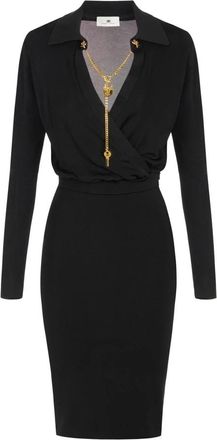 Elisabetta Franchi Mujer, Vestidos, Negro, Talla: XL