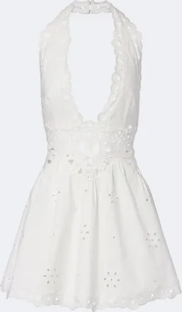 Retrof&ecirc;te Retrof&ecirc;te Broderie anglaise cotton-blend minidress