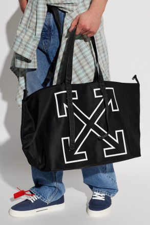 Off-white Heritage Day Off Large Shopper Bag, Mens, Black