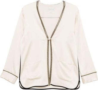 Forte_Forte Forte_Forte Beige Long-Sleeve Jacket