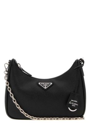 Prada Black Re-Edition 2005 Small Shoulder Bag