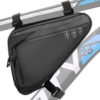 OEM Bolsa Para Bicicleta, Bolsa Para Cuadro De Bicicleta, Bolsa Triangular Para Cuadro De Bicicleta, Bicicleta De Monta&ntilde;a, Negro