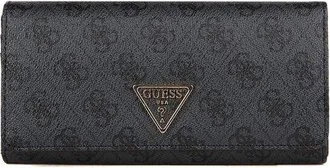 Guess Womens Wallet Coal Logo Polyurethane Bags