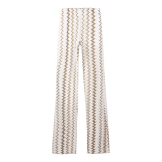 PHO Firenze Wide Trousers, female, White, Size: M Miami Wide Trousers