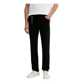 Paul & Shark Hombre, Vaqueros, Negro, Talla: 3XL