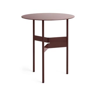 HAY Shim Beistelltisch, &Oslash; 45 cm, bordeaux