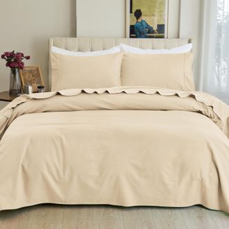 Elegant Comfort 4-Piece Cotton Flannel Sheet Set - 100% Turkish Cotton