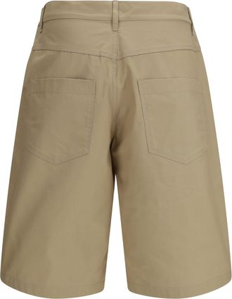Moschino Mens Long Bermuda Shorts Cotton Marrone