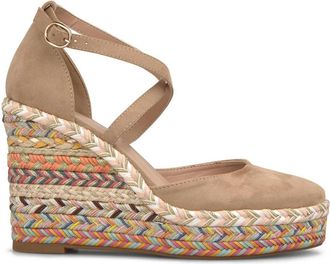 Alma En Pena Valencian Sandal - Dames - Sleehakken - Beige - 37 EU - Schoenen