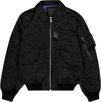 Alpha Industries Chaqueta Bomber Bordada Camuflaje UV Cwu-45/P - Jackets - Hombre - Negro - M