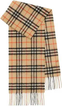 Burberry Girls Scarf Cashmere Boy Beige Scarfs