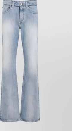 Balenciaga denim flared trousers