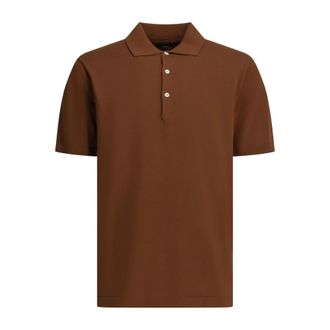 Beams Plus Tops, Heren, Bruin, L, Katoen, Knit Polo 12G