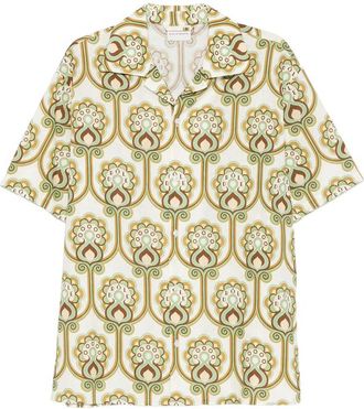 Dr&ocirc;le de Monsieur Floral Print Shirt