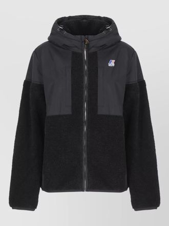 K-Way hooded faux fur jacket